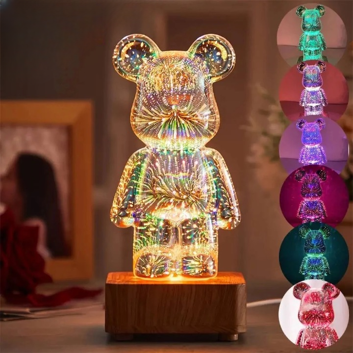 Urso de Led Decorativo 3D